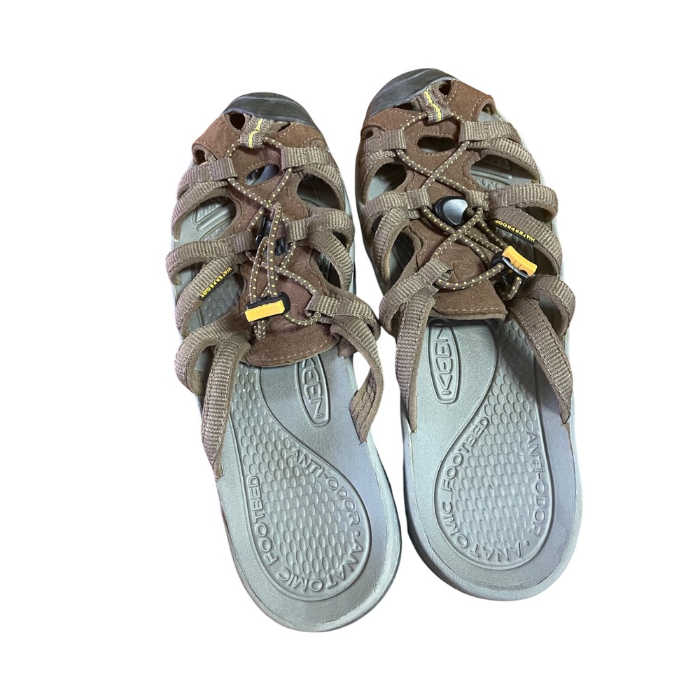 Keen Whisper Brown Waterproof Outdoor Hiking Sandals Womens 8.5 1003742
